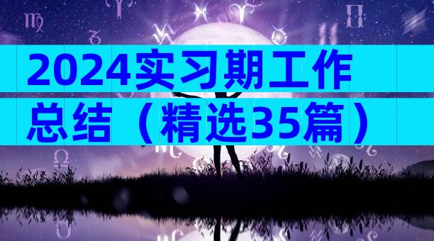 2024实习期工作总结（精选35篇）