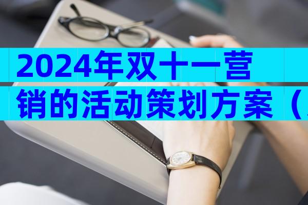 2024年双十一营销的活动策划方案（通用3篇）