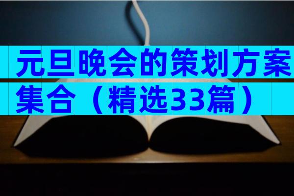 元旦晚会的策划方案集合（精选33篇）