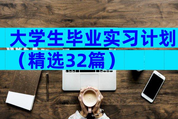 大学生毕业实习计划（精选32篇）