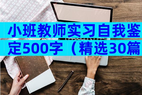 小班教师实习自我鉴定500字（精选30篇）