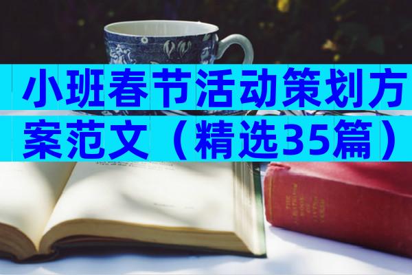 小班春节活动策划方案范文（精选35篇）