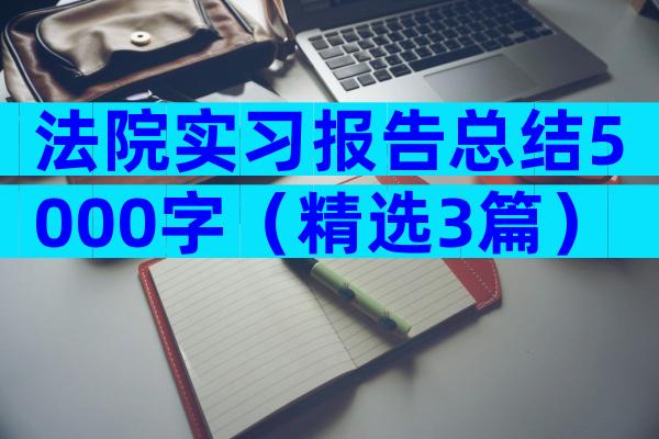 法院实习报告总结5000字（精选3篇）